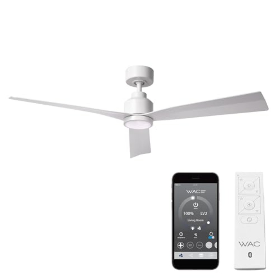 Outdoor Lighting Remote Control - Smart 3-Blade Ceiling Fan 52in Matte