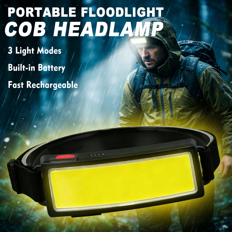 Outdoor Lighting Brands - Powerful COB LED Headlamp 4 Lighting