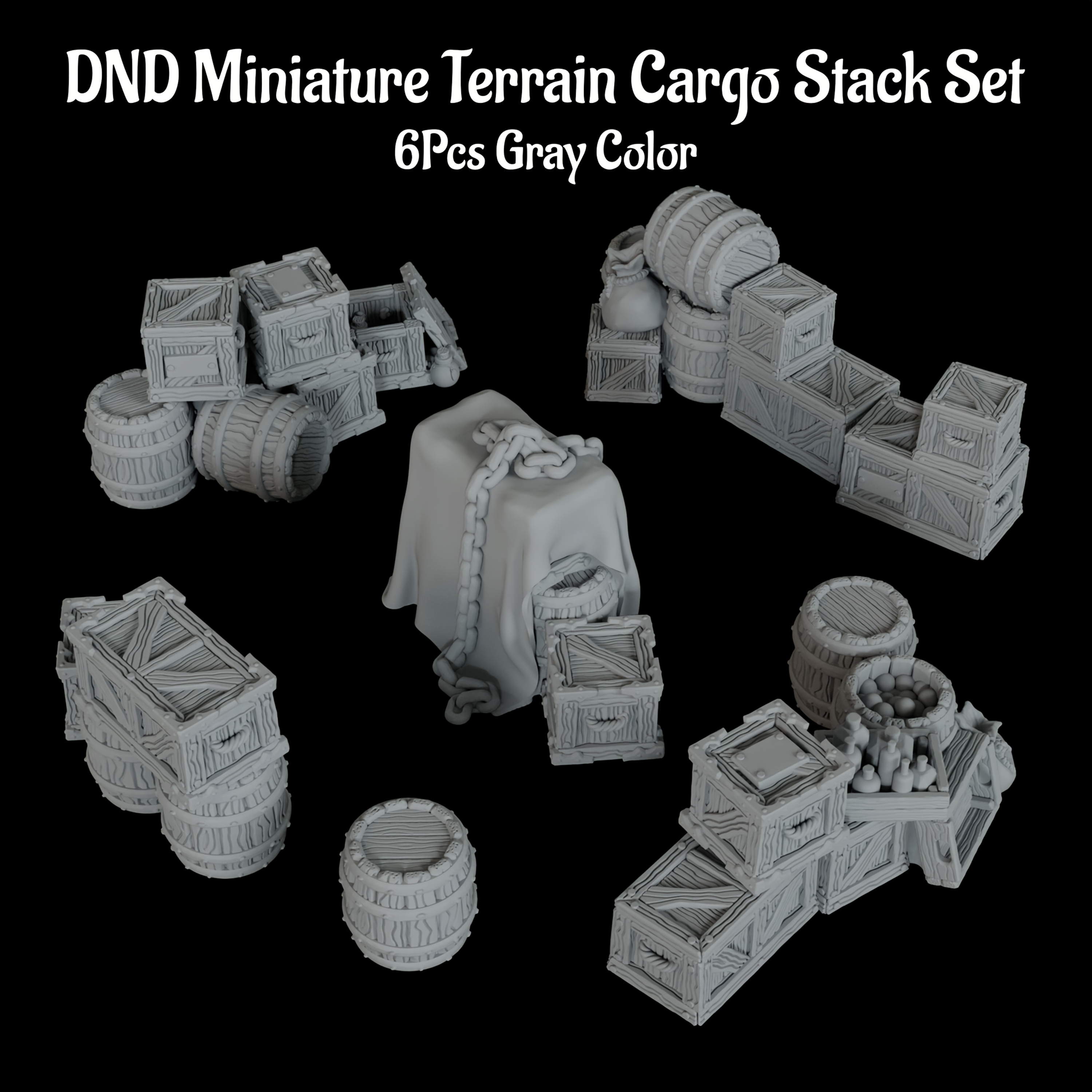 Outdoor Lighting Warehouse - RPG Terrain Accessories, RPG Miniature Cargo