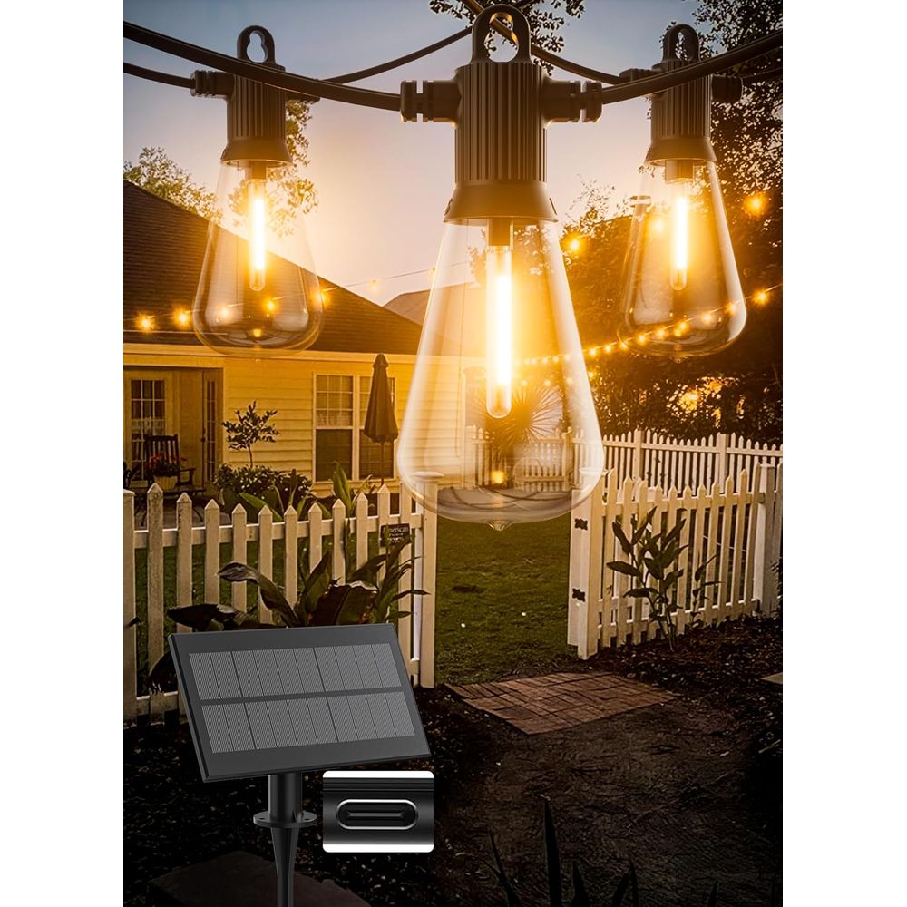 String Light Bistro - Outdoor Waterproof 50-LED String Lights with