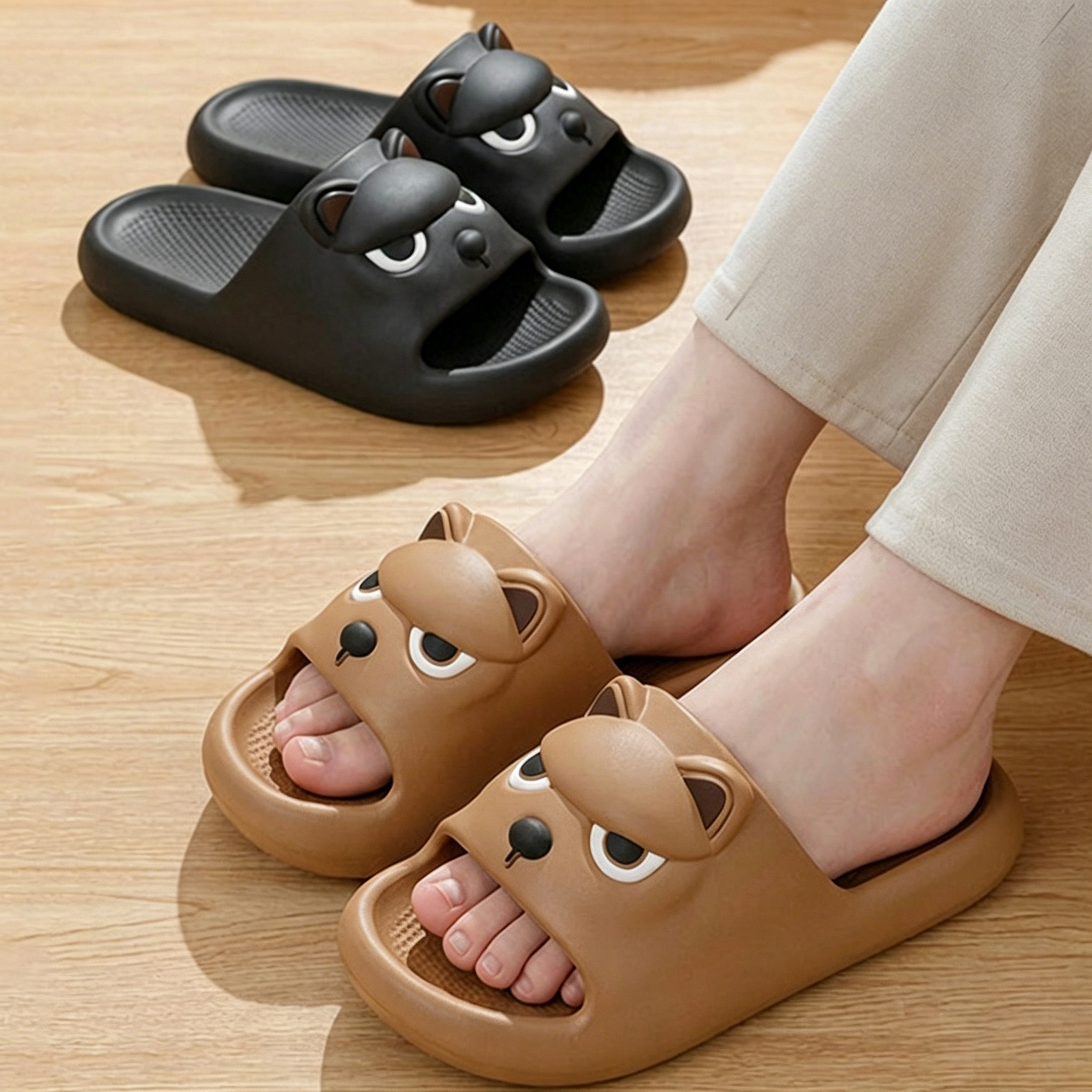 Outdoor Lighting For Your Home - Cartoon Cute Dog Eva Soft Sole