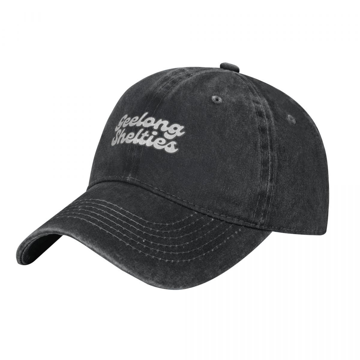 Outdoor Lighting Geelong - Geelong Shelties writing light Baseball Cap