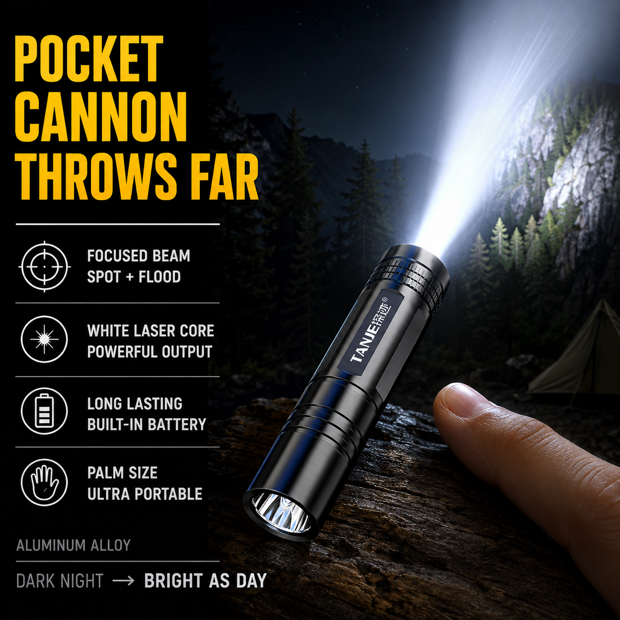Outdoor Lighting Nearby - Outdoor Flashlight Small Mini Lighting Strong