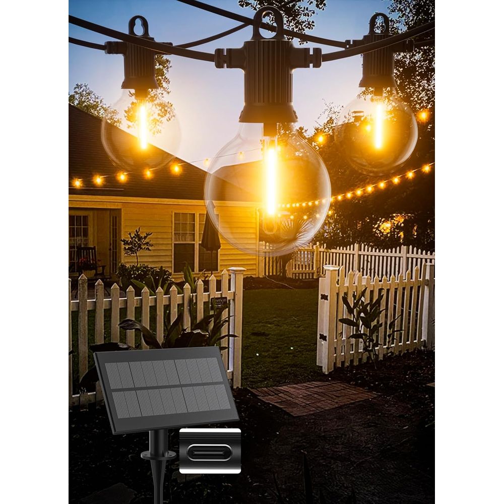 String Light Bistro - Outdoor Waterproof 50-LED String Lights with