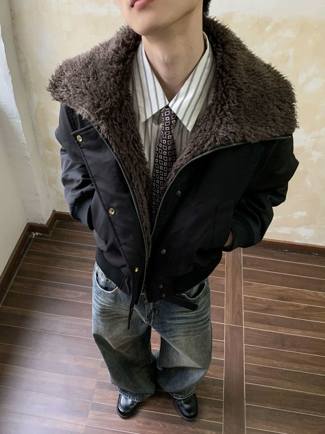 Fur Collar On The Hood	 Jacket - Outdoor Lighting Online recension och pris