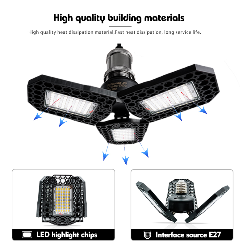 Deformable LED Bulb Garage Lig - Outdoor Lighting Warehouse recension och pris