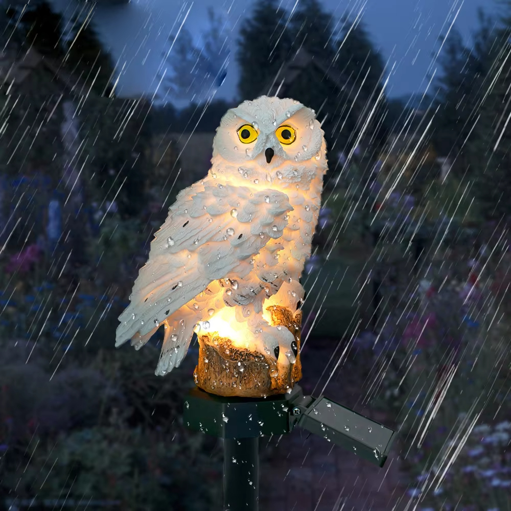 Solar light owl animal sculptu - Outdoor Lighting Brands recension och pris