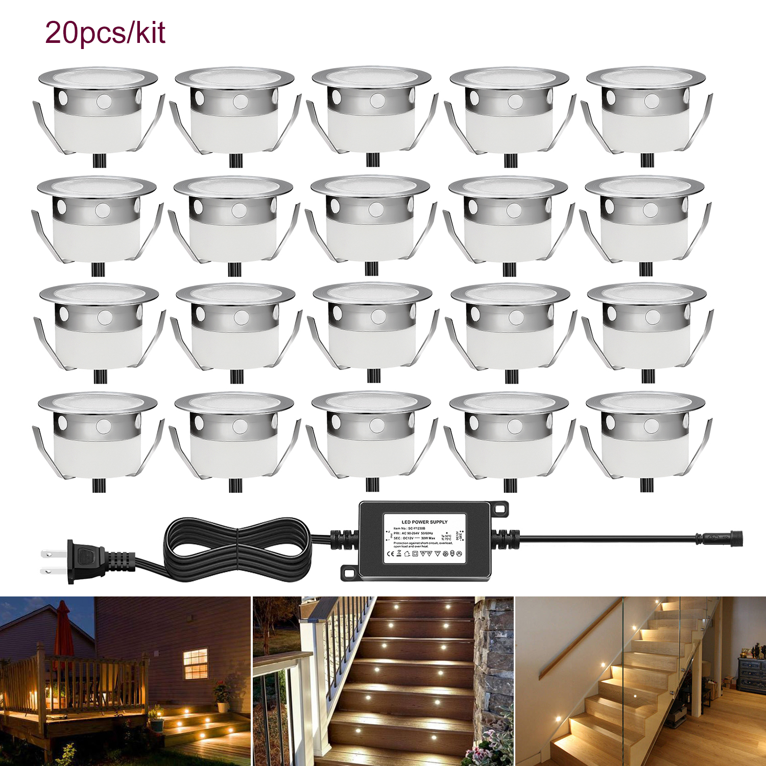 QACA LED Low Voltage Recessed  - Outdoor Lighting Recessed recension och pris
