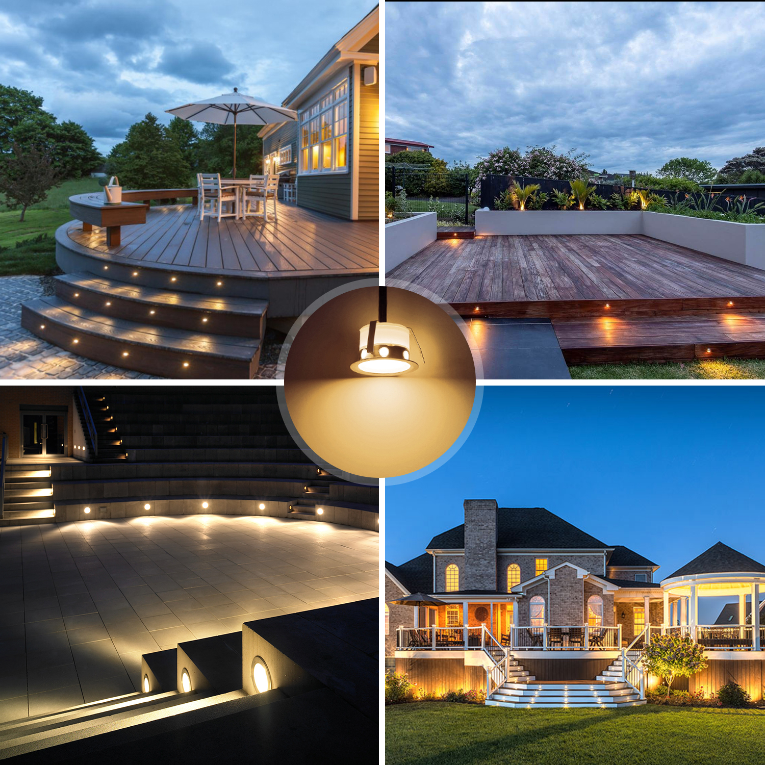 QACA LED Low Voltage Recessed  - Outdoor Lighting Recessed recension och pris