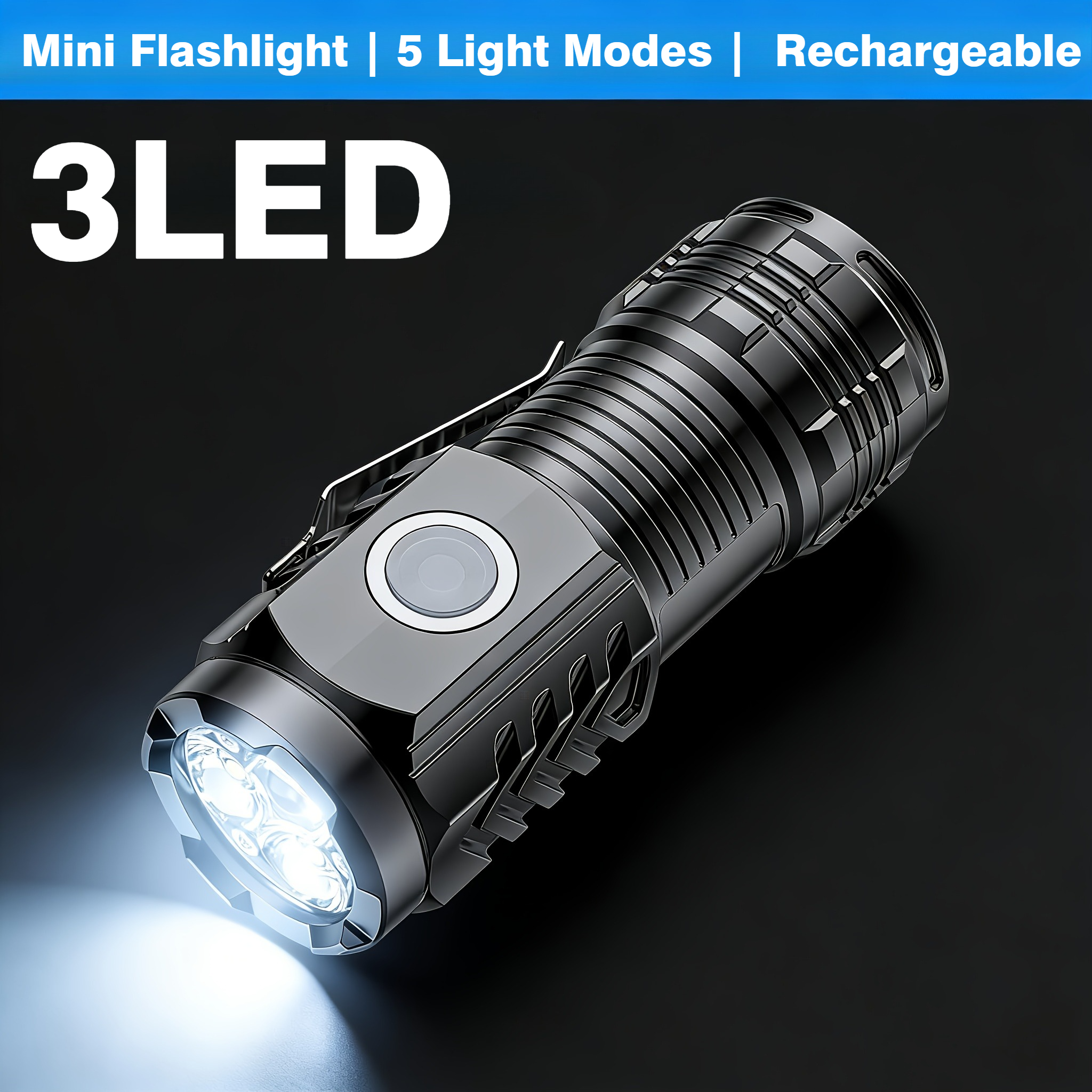 Portable Mini 3 LED Handheld F - Outdoor Lighting Nearby recension och pris
