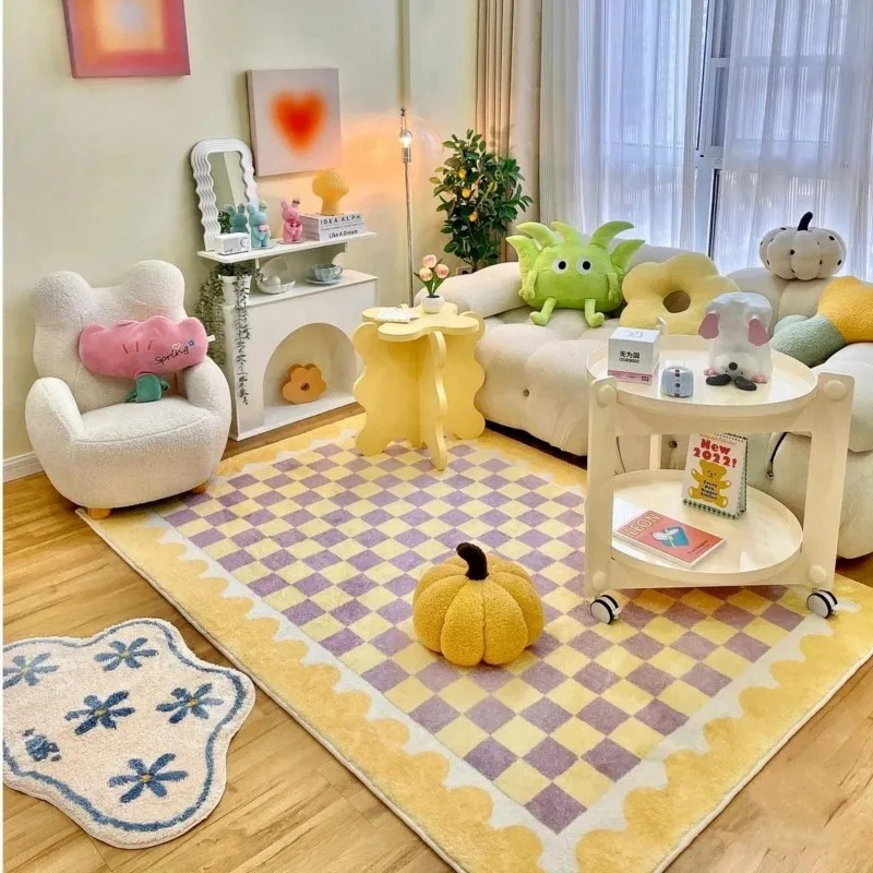 Pink Blue Checkerboard Bedside - Outdoor Lighting Online recension och pris