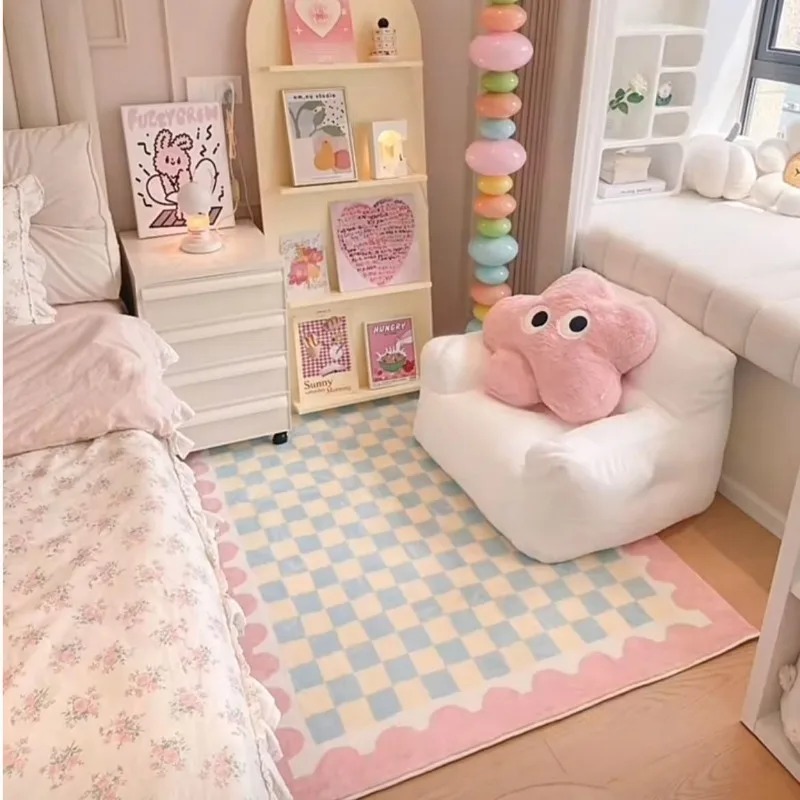 Pink Blue Checkerboard Bedside - Outdoor Lighting Online recension och pris