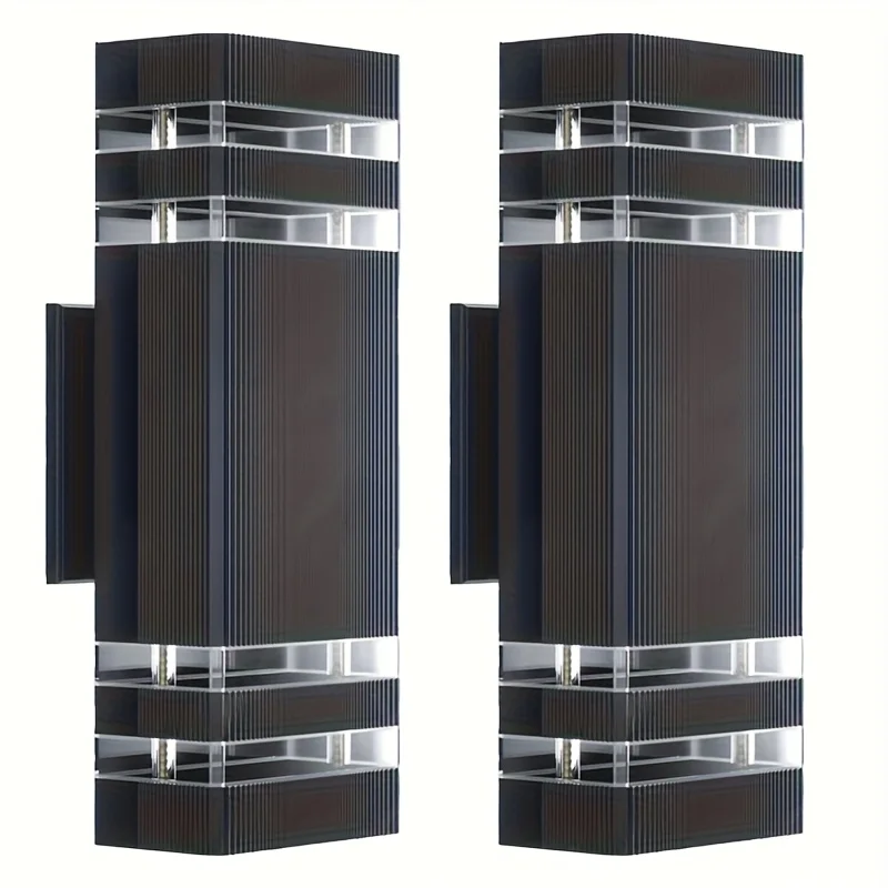 DDHOME This 2pcs Of Modern Bla - Quality Outdoor Lighting Fixtures recension och pris