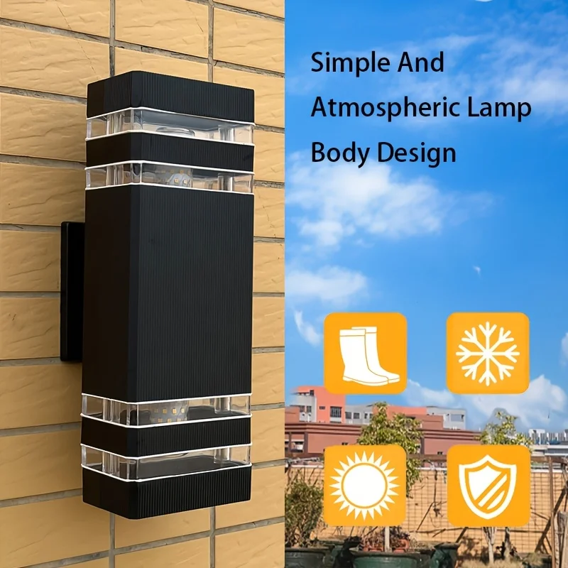 DDHOME This 2pcs Of Modern Bla - Quality Outdoor Lighting Fixtures recension och pris