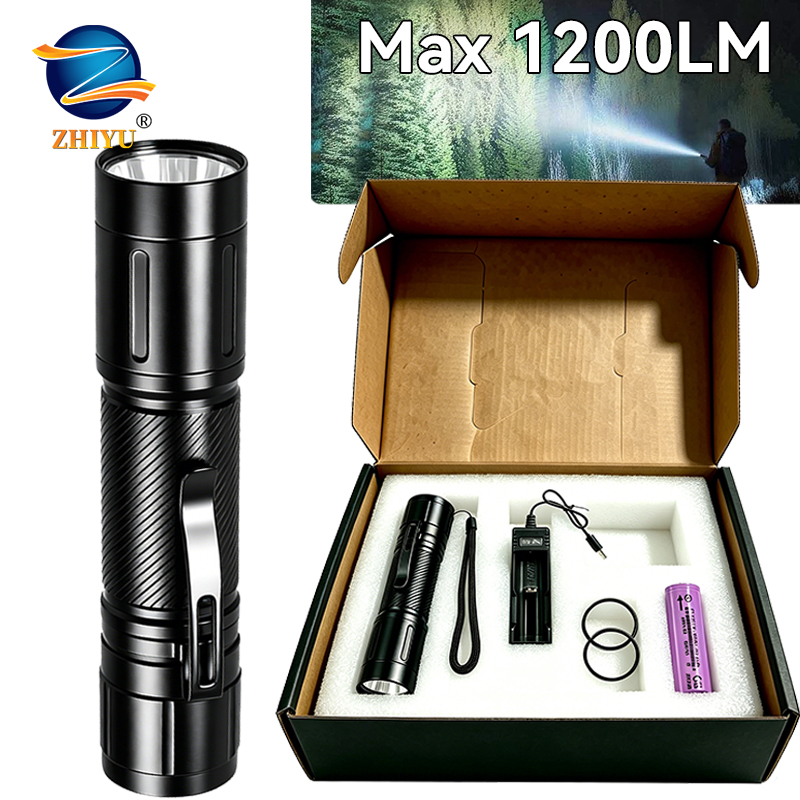 1200LM Fixed Focus LED Flashli - Outdoor Lighting Spotlight recension och pris