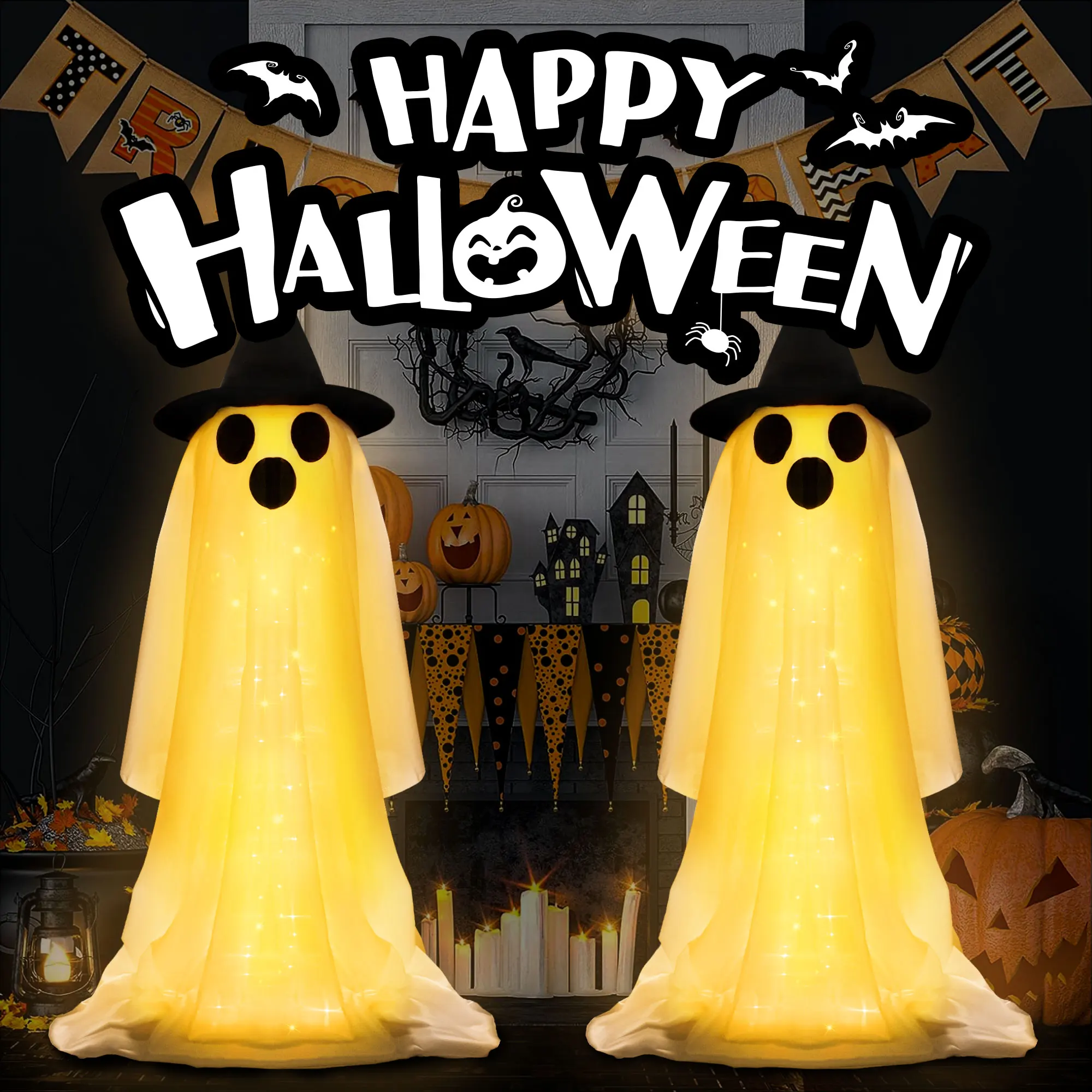Halloween Party Decor Indoor S - Outdoor Lighting Remote Control recension och pris