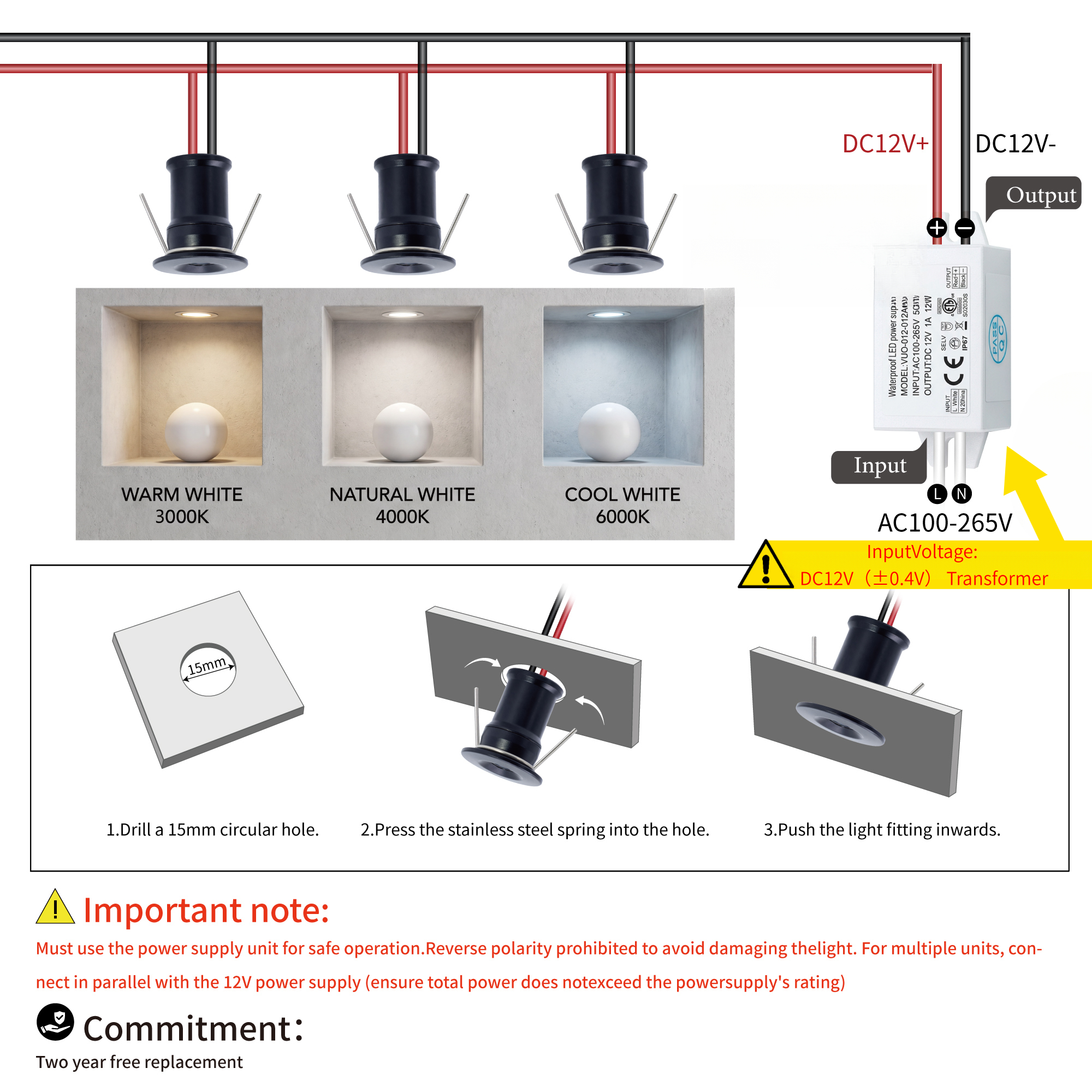 Outdoor IP65 Deck DJ KTV Party - Outdoor Lighting Recessed recension och pris