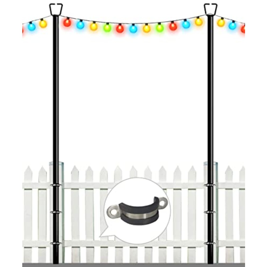 10Feet Deck String Light Poles - String Light Bistro recension och pris