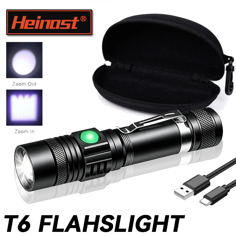 T6 LED Rechargeable Flashlight - Outdoor Lighting Nearby recension och pris