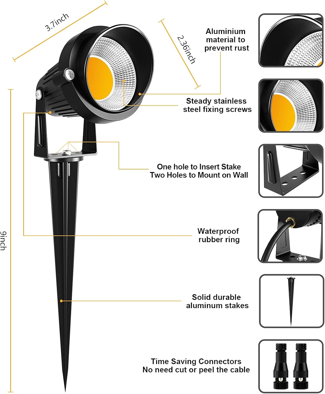 10W LED Landscape Lights with  - Outdoor Lighting Spotlight recension och pris