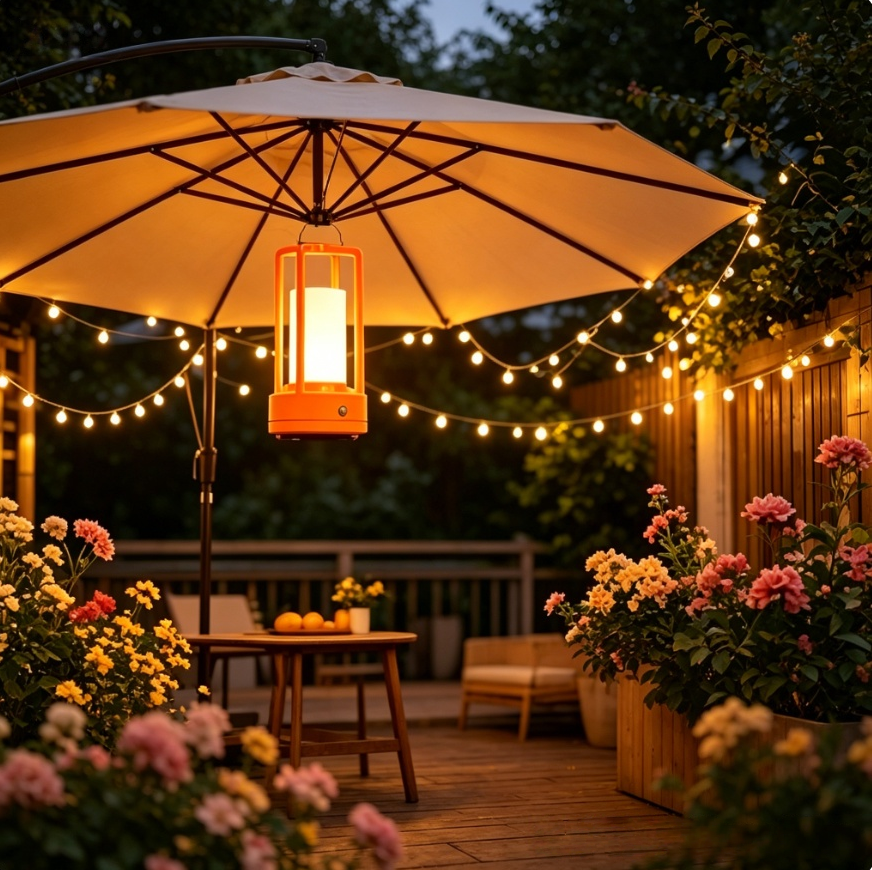 Modern Orange Cage Table Lamp  - Outdoor Lighting Lamps recension och pris