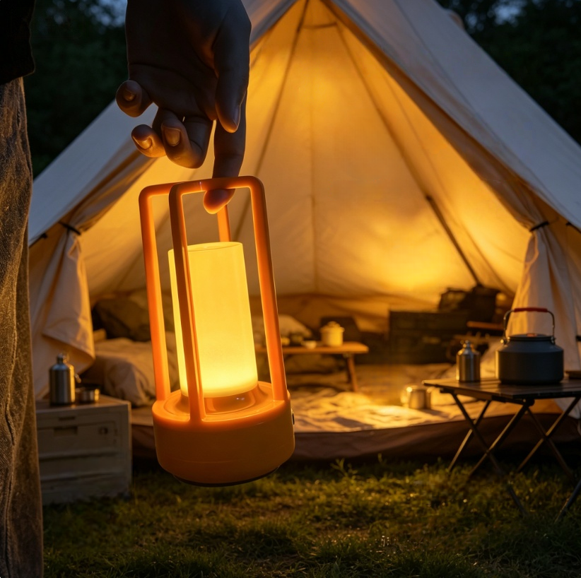 Modern Orange Cage Table Lamp  - Outdoor Lighting Lamps recension och pris