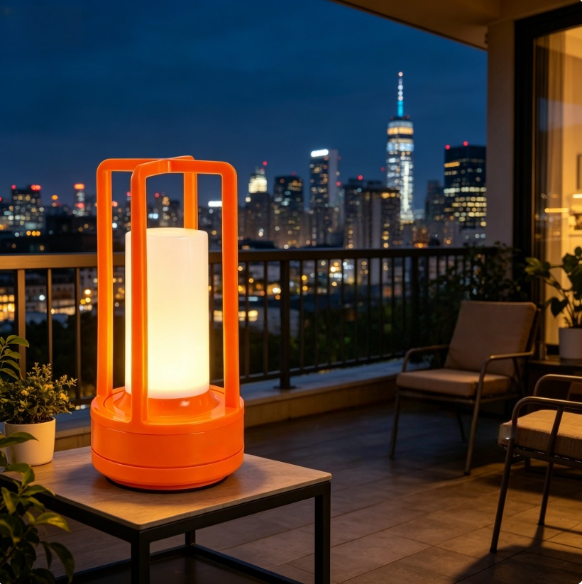 Modern Orange Cage Table Lamp  - Outdoor Lighting Lamps recension och pris