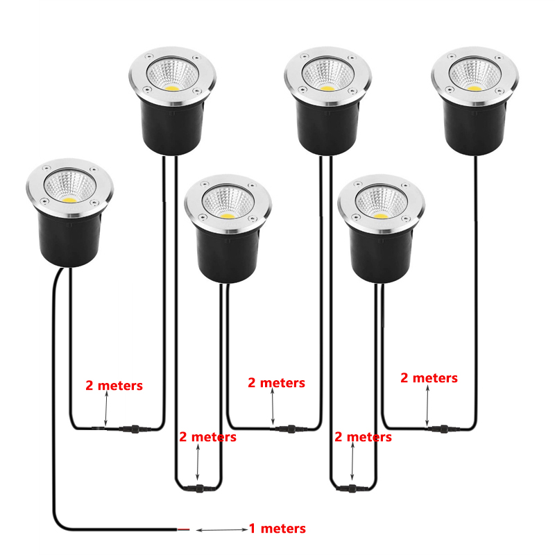 DIY Easy wiring IP67 Waterproo - Outdoor Lighting Underground Wiring recension och pris