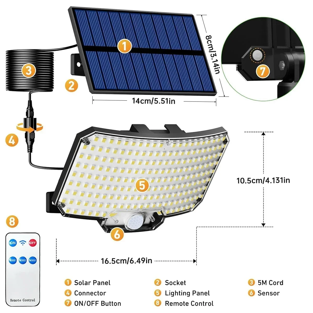 234LED Solar Outdoor Lights Mo - Outdoor Lighting Lamps recension och pris
