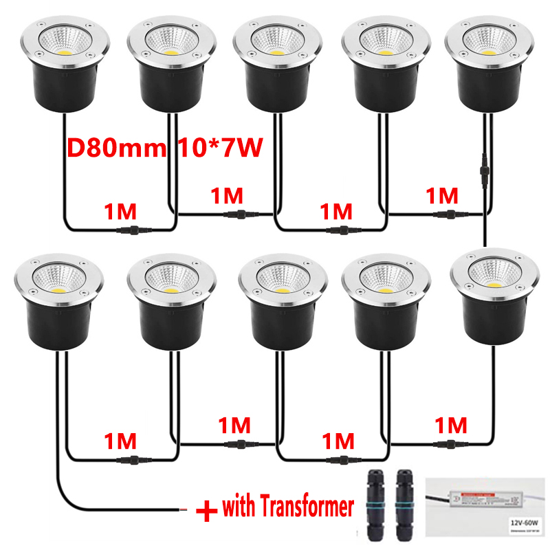 12V LED In-ground Light IP67 W - Outdoor Lighting Underground Wiring recension och pris