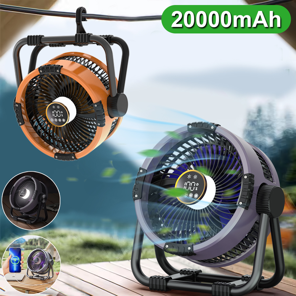 Ceiling Fan Portable Electric  - Outdoor Lighting Remote Control recension och pris