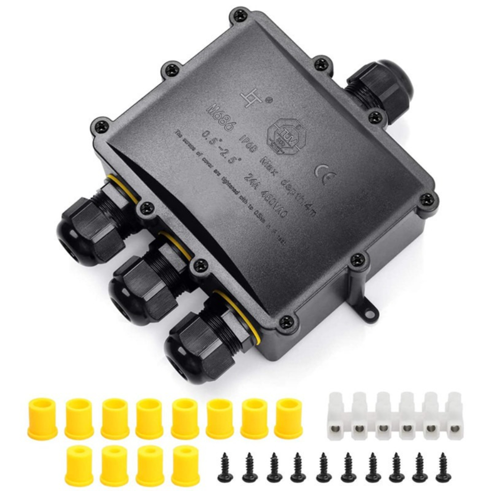 4Way 1In3Out IP68 Waterproof 4 - Outdoor Lighting Underground Wiring recension och pris