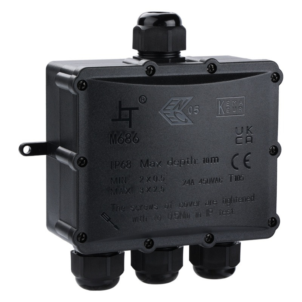 4Way 1In3Out IP68 Waterproof 4 - Outdoor Lighting Underground Wiring recension och pris