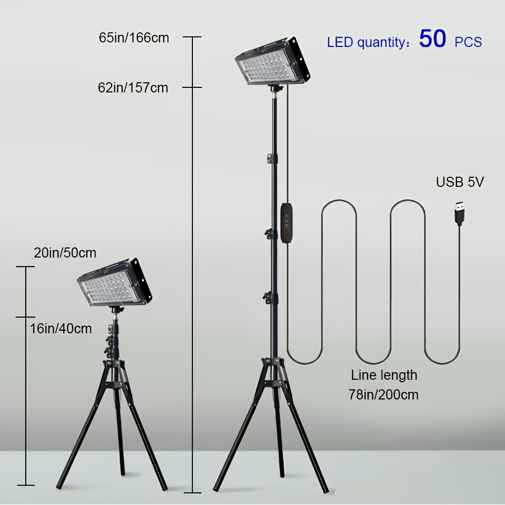 LED Work Lights with Stand, 3  - Outdoor Lighting Lamps recension och pris