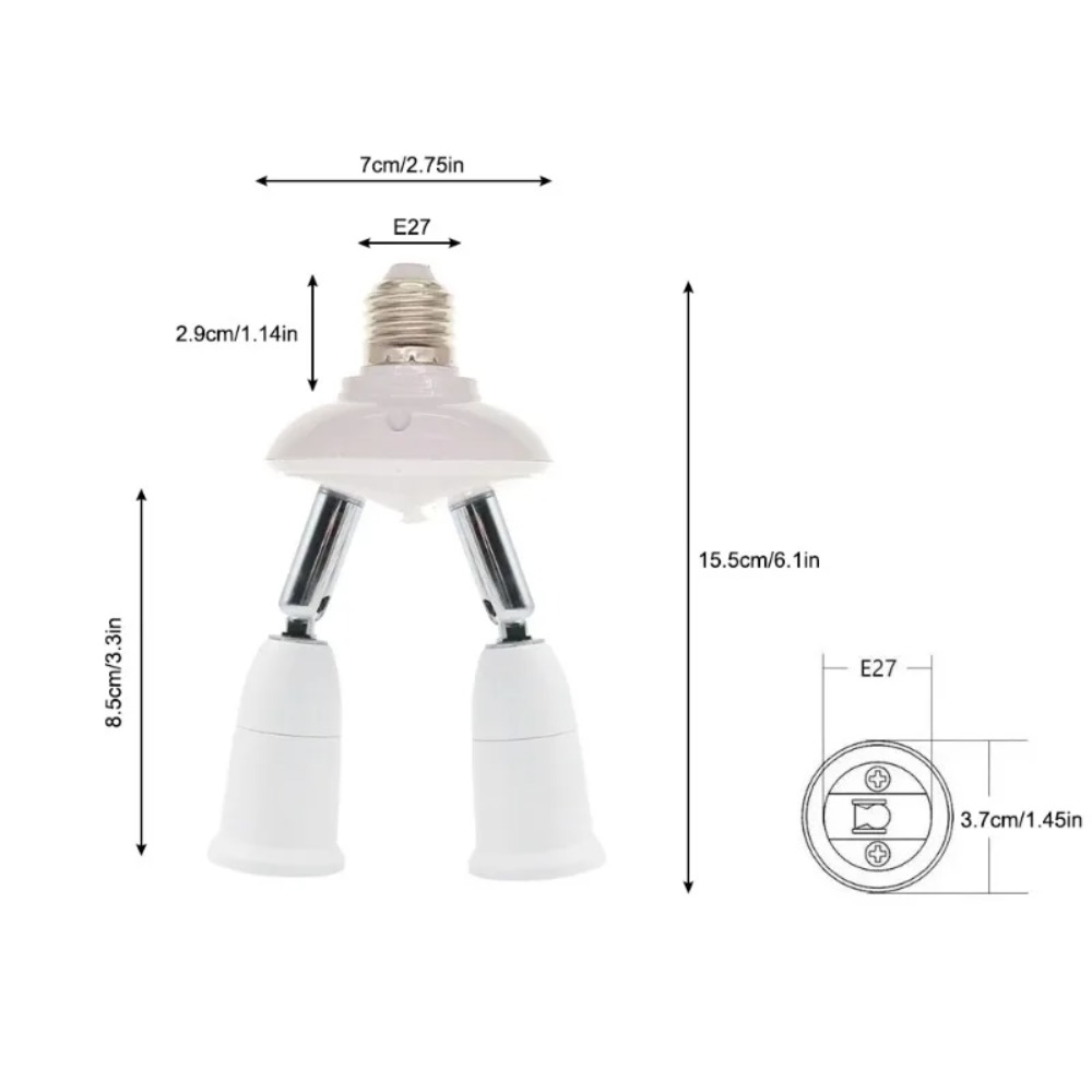 JOYINLED E27 Splitter Lamp Bul - Outdoor Lighting Warehouse recension och pris