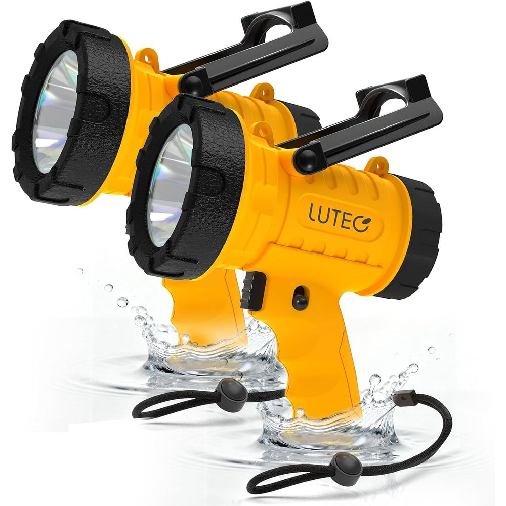 2-Pack Rechargeable 90,000 Lux - Outdoor Lighting Spotlight recension och pris
