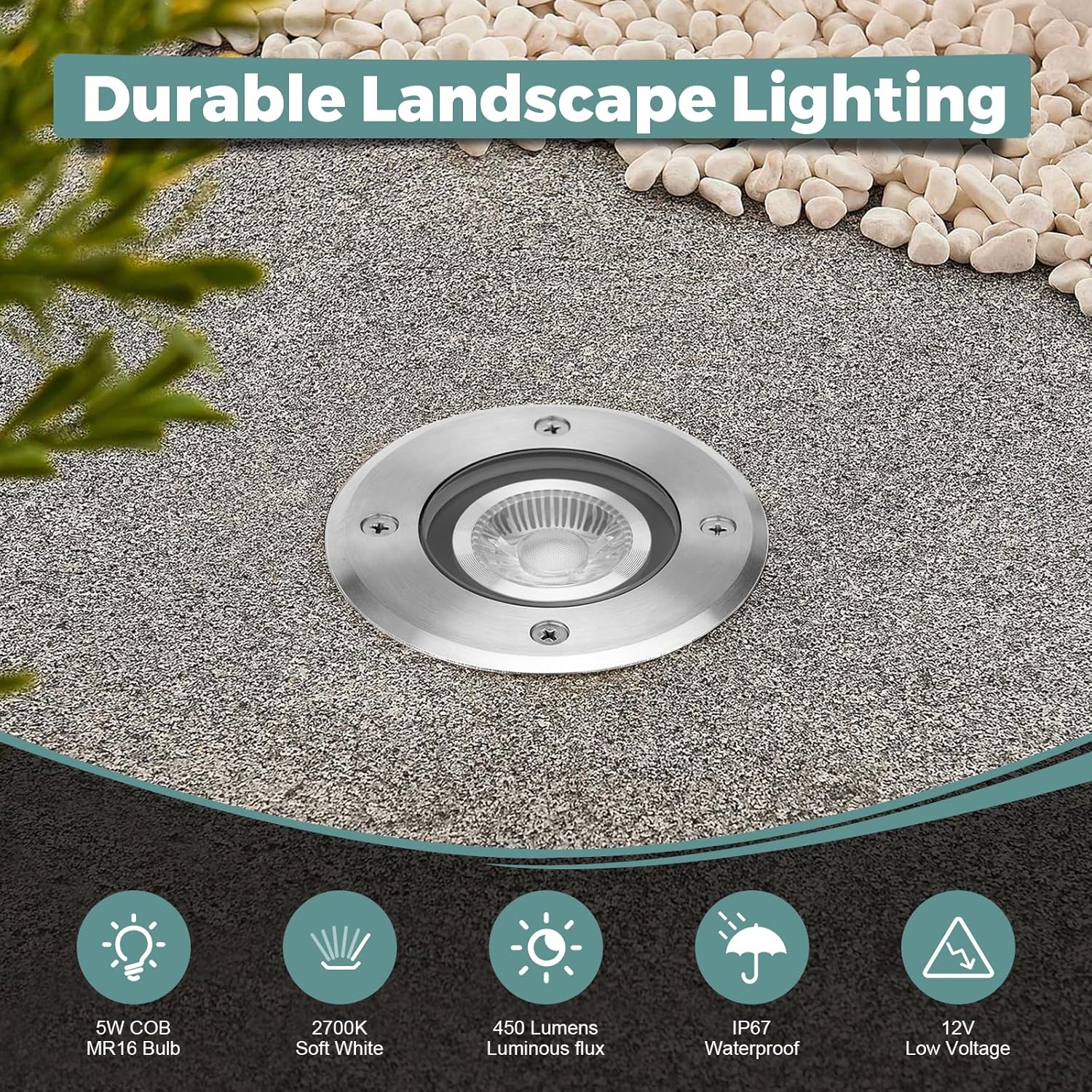 6 Pack Low Voltage Landscape L - Outdoor Lighting Underground Wiring recension och pris