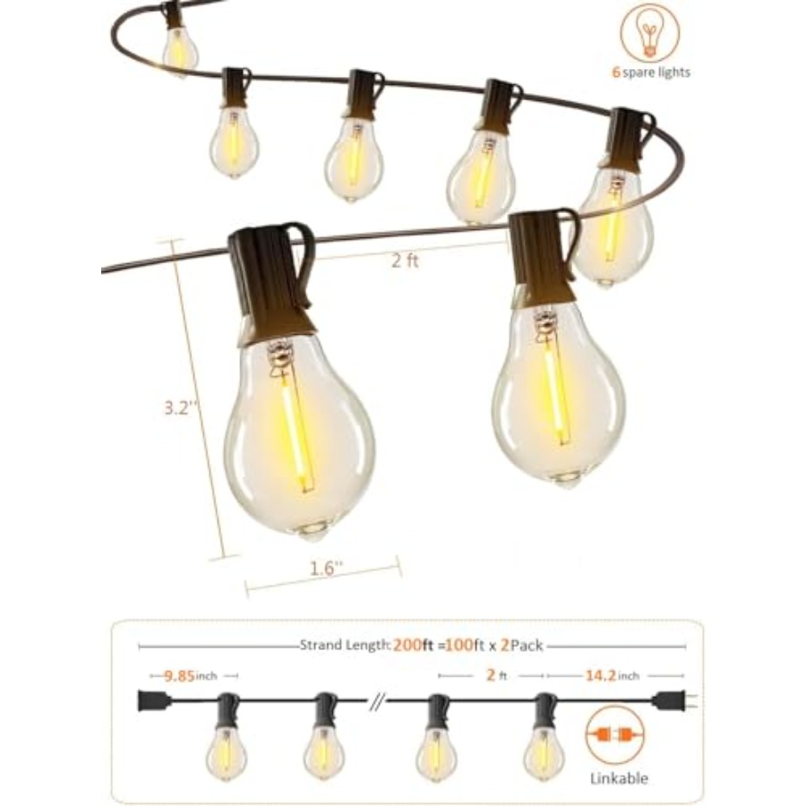 String Lights for Outside Outd - String Light Bistro recension och pris