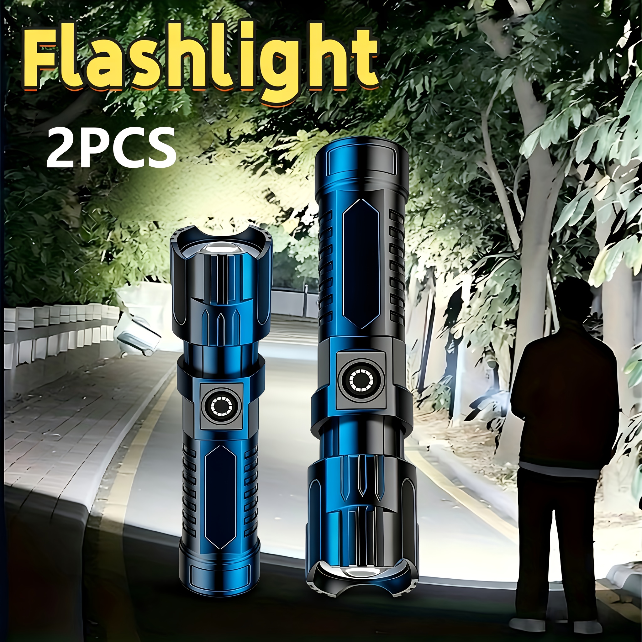 Tactical LED Flashlight 2000LM - Outdoor Lighting Nearby recension och pris