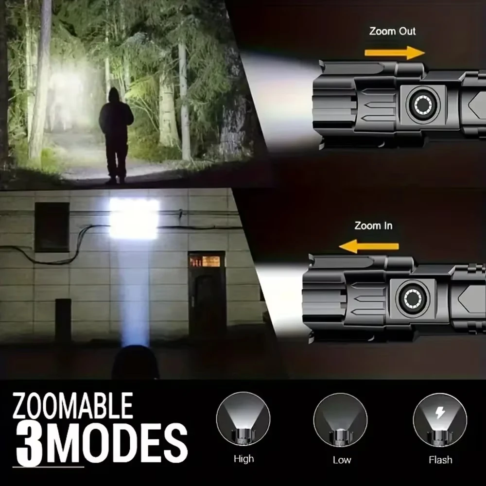 Tactical LED Flashlight 2000LM - Outdoor Lighting Nearby recension och pris