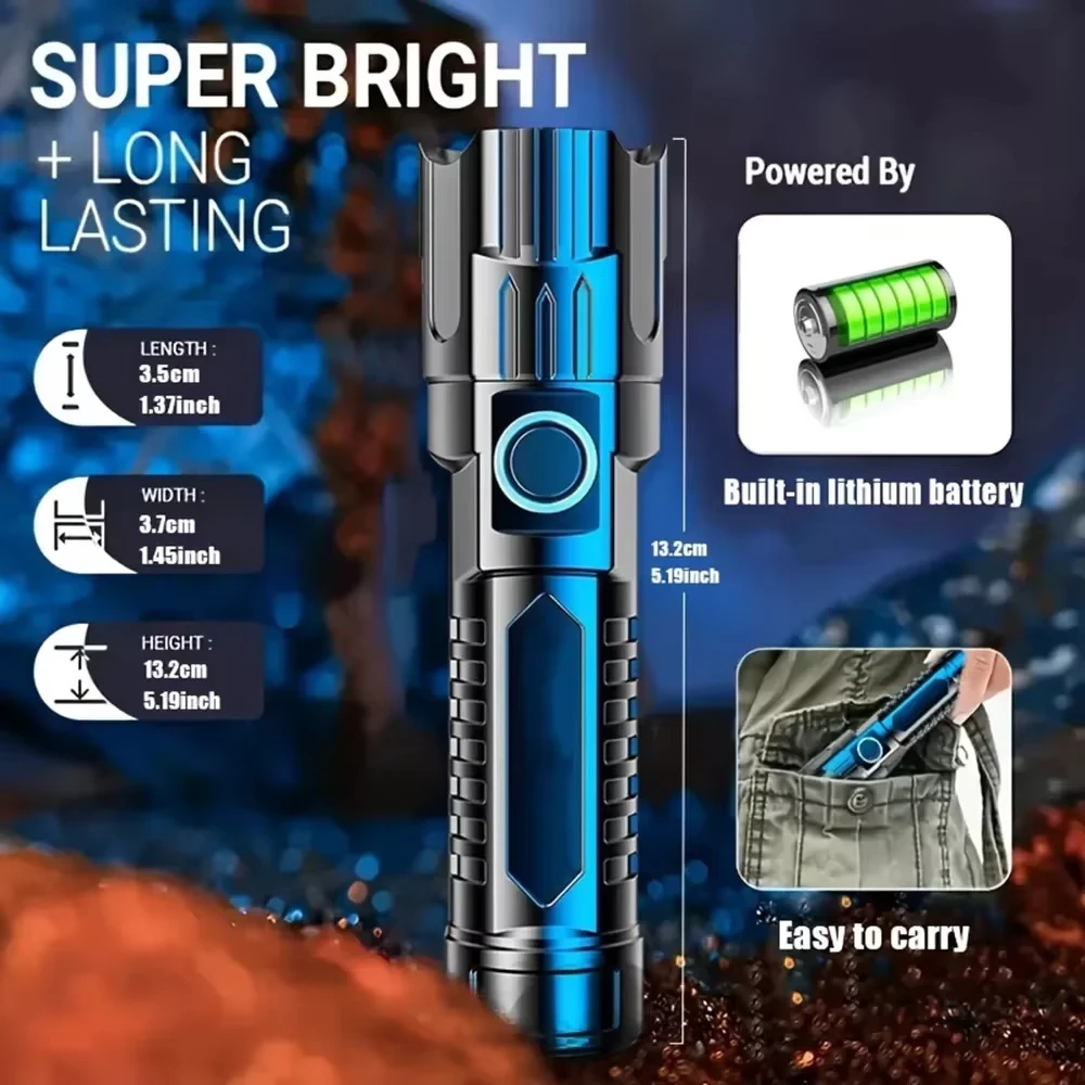 Tactical LED Flashlight 2000LM - Outdoor Lighting Nearby recension och pris