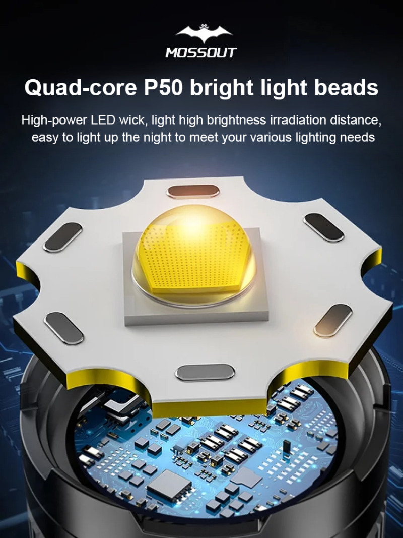 Super Bright Flashlight Led Po - Outdoor Lighting Nearby recension och pris