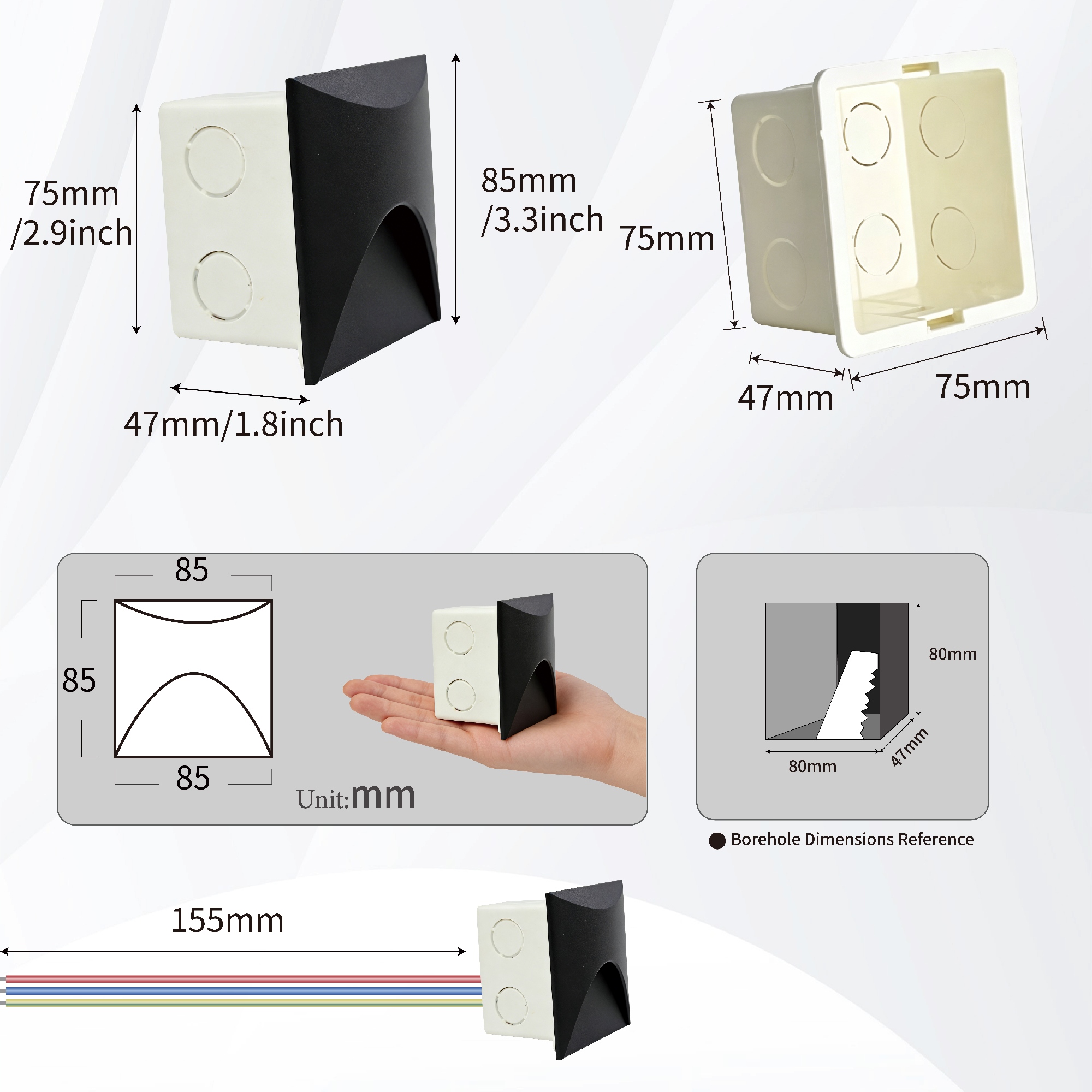 Led Stair Light Step Lights 3W - Outdoor Lighting Recessed recension och pris