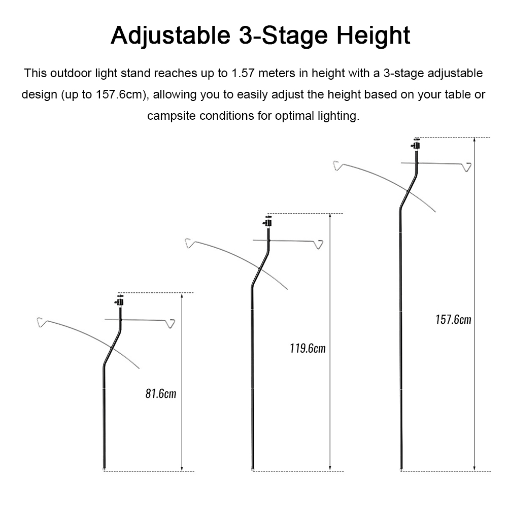 Outdoor Camping Light Stand La - Outdoor Lighting Vendor recension och pris