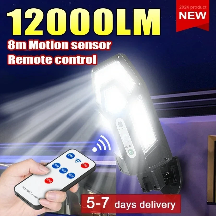 12000LM Powerful Solar Wall La - Zumtobel Outdoor Lighting recension och pris