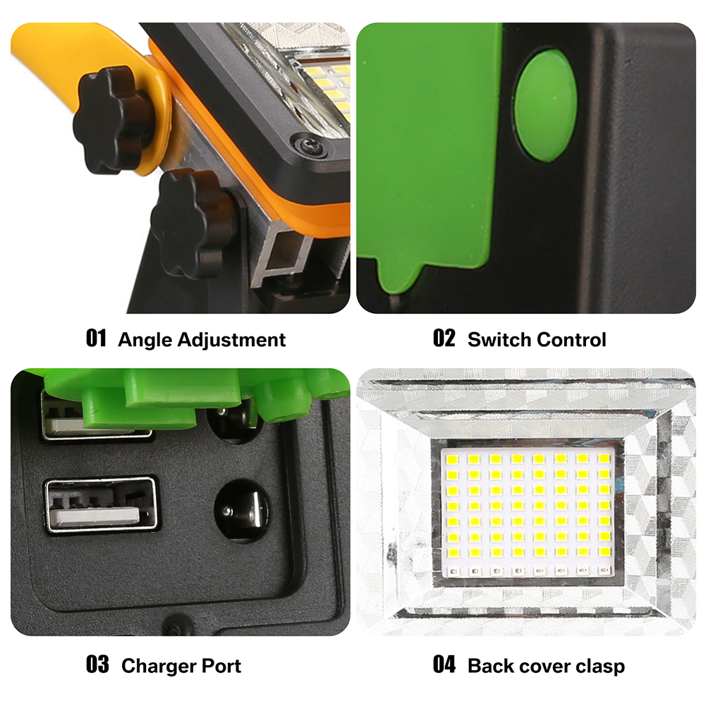 1/2pcs LED Rechargeable Portab - Zumtobel Outdoor Lighting recension och pris