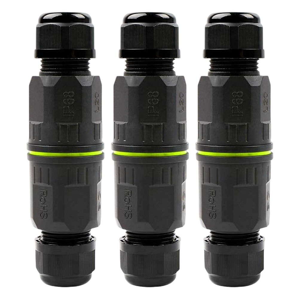 3Pcs IP68 Waterproof Cable Con - Outdoor Lighting Underground Wiring recension och pris