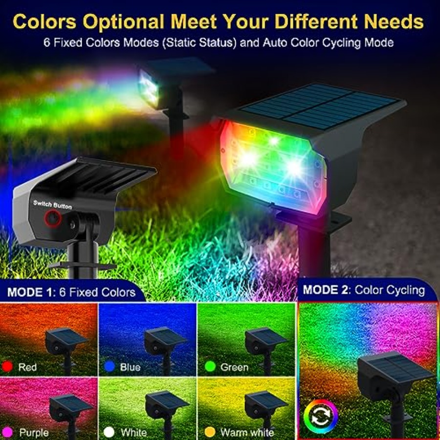 Solar Spot Lights Outdoor Colo - Outdoor Lighting Spotlight recension och pris