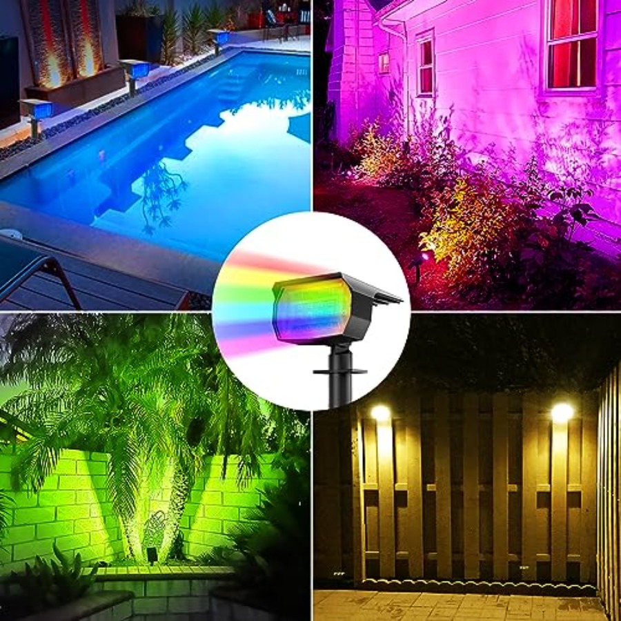 Solar Spot Lights Outdoor Colo - Outdoor Lighting Spotlight recension och pris