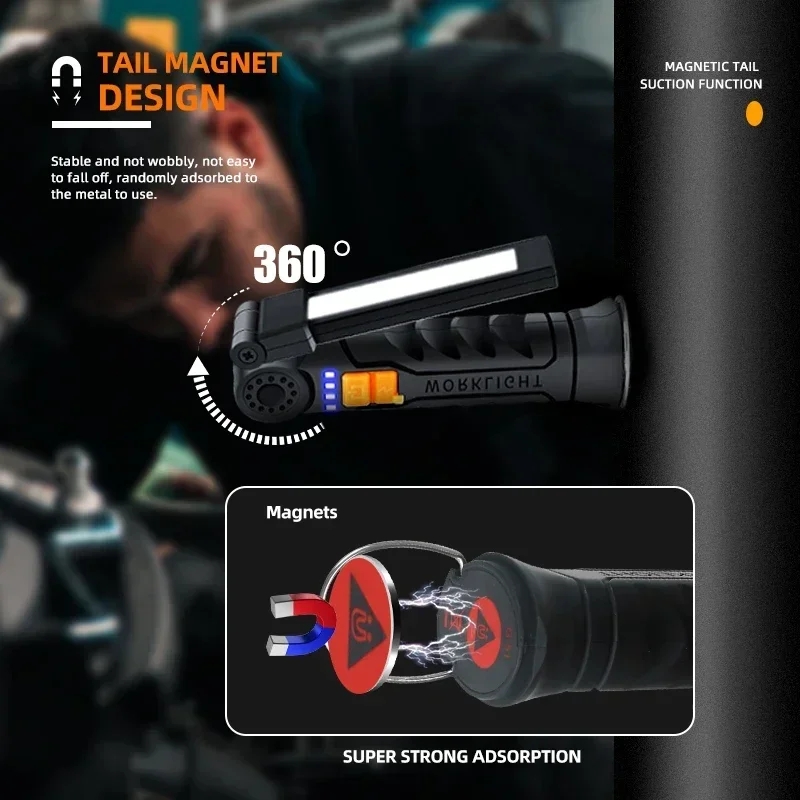 Portable COB LED Flashlight US - Outdoor Lighting Nearby recension och pris